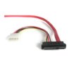 Picture of Startech.Com 18in Sas 29 Pin To Sata Cable with LP4 Power - Sas729pw18