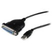 Picture of Startech.Com 6 Ft Usb To DB25 Parallel Printer Adapter Cable - M/F - Icusb1284d25