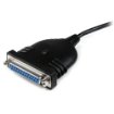 Picture of Startech.Com 6 Ft Usb To DB25 Parallel Printer Adapter Cable - M/F - Icusb1284d25