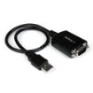 Picture of Startech.Com 1 Ft Usb To RS232 Serial DB9 Adapter Cable with Com Retention - ICUSB232PRO