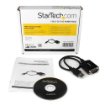 Picture of Startech.Com 1 Ft Usb To RS232 Serial DB9 Adapter Cable with Com Retention - ICUSB232PRO