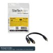 Picture of Startech.Com 6in Stereo Splitter Cable - 3.5mm Male To 2x 3.5mm Female - MUY1MFF