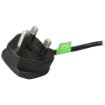 Picture of Startech.Com 6ft (1.8m) Uk Computer Power Cable, 18AWG, Bs 1363 To C13, 10A 250V, Black Replacement Ac Power Cord, Kettle Lead / Uk Power Cord, Pc Power Supply Cable, Tv/Monitor Power Cable - PXT101UK