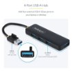 Picture of Startech.Com 4-Port Usb-A Hub, 5Gbps, Bus Powered, Small Travel Mini Usb Hub, Multi-Port Usb 3.0 Splitter, Portable Usb Hub, Overcurrent Protection (Ocp) - H5a4a-Usb-Hub