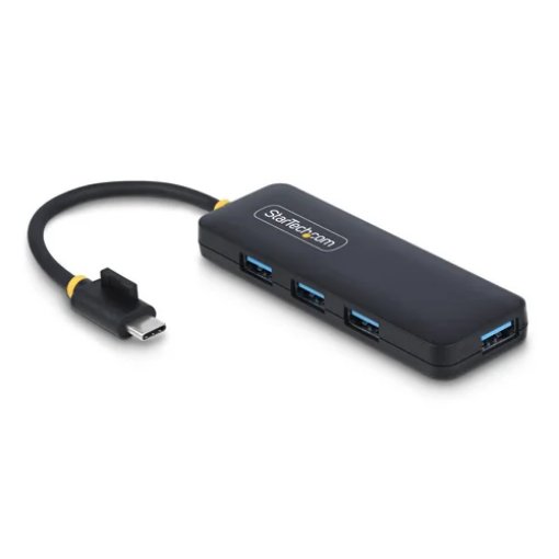 Picture of Startech.Com 4-Port Usb-C Hub, 5Gbps, Usb-C To 4x Usb-A, Bus Powered, Small Travel Mini Hub, Multi-Port Usb 3.0 Splitter, Portable Hub, Overcurrent Protection - H5c4a-Usb-Hub