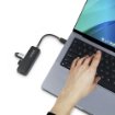 Picture of Startech.Com 4-Port Usb-C Hub, 5Gbps, Usb-C To 4x Usb-A, Bus Powered, Small Travel Mini Hub, Multi-Port Usb 3.0 Splitter, Portable Hub, Overcurrent Protection - H5c4a-Usb-Hub