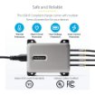 Picture of Startech.Com 4-Port Multi-Device Usb-C Charger, 240W Total, Single Port 140W Epr, Pd 3.1, Screw Locking Ports, Boardrooms, Bracket Incl. for Surface Mounting - 424DEU-USB-C-CHARGER