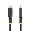 Picture of Startech.Com 6.6ft (2m) Usb-C Charging Cable, Side Screw Locking, 240W (5A) Pd Epr, Dual-Layer Silicone/Braided Jacket, Usb 2.0 Laptop Charger Cable, Usb-If Certified, Rugged Usb-C Charging Cord - S2cepr2m-Usbsl-Cable