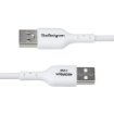 Picture of Startech.Com 6.6ft (2m) Usb-A To Usb-C Charging Cable, Charge & Sync, 3A, Usb 2.0, Tpe Jacket - White Usb Charging Cord - Usb2ac2mncwhe