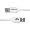 Picture of Startech.Com 3m (9.8ft) Usb-A To Usb-C Charging Cable, Charge & Sync, 3A, Usb 2.0, Tpe Jacket - White Usb Charging Cord - Usb2ac3mncwhe