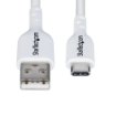 Picture of Startech.Com 3m (9.8ft) Usb-A To Usb-C Charging Cable, Charge & Sync, 3A, Usb 2.0, Tpe Jacket - White Usb Charging Cord - Usb2ac3mncwhe