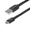 Picture of Startech.Com 4m (13ft) Usb-A To Usb-C Charging Cable, Charge & Sync, 3A, Usb 2.0, Tpe Jacket - Black Usb Charging Cord - Usb2ac4mbke