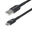 Picture of Startech.Com 3m (9.8ft) Usb-A To Usb-C Charging Cable, Charge & Sync, 3A, Usb 2.0, Tpe Jacket - Black Usb Charging Cord - Usb2ac3mnc