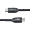 Picture of Startech.Com 3m (9.8ft) Usb-A To Usb-C Charging Cable, Charge & Sync, 3A, Usb 2.0, Tpe Jacket - Black Usb Charging Cord - Usb2ac3mnc