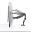 Picture of Startech.Com Monitor Desk Mount for Up To 49in 32:9 Ultrawide Curved Screens, Mechanical Spring Arm, C-Clamp/Grommet, Tool-Less Adjustment, Max 44lb/20kg - H1m1ag1-Monitor-Arm