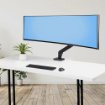 Picture of Startech.Com Monitor Desk Mount for Up To 49in 32:9 Ultrawide Curved Screens, Mechanical Spring Arm, C-Clamp/Grommet, Tool-Less Adjustment, Max 44lb/20kg - H1m1ag1-Monitor-Arm