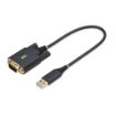 Picture of Startech.Com 1ft (30cm) Usb To Serial Adapter Cable, Com Retention, Interchangeable Nuts/Screws, Usb-A To DB9 RS232, Ftdi Ic, Esd Protection, Windows/Macos/Linux - 1P1ffc-Usb-Serial