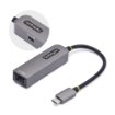 Picture of Startech.Com 2.5GbE Usb-C To Ethernet Adapter, 100W Pd Pass-Through, Nbase-T Nic, Usb 3.0 Type-C 2.5/1G Multi Speed Network, Thunderbolt Compatible, Windows & Mac - 2GPD3-USB-C-ETHERNET