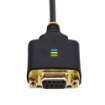 Picture of Startech.Com 1ft (30cm) Usb To Null Modem Serial Adapter Cable, Com Retention, Ftdi, Usb-A To DB9 RS232, Interchangeable DB9 Nuts/Screws, Windows/Macos/Linux - 1P1ffcn-Usb-Serial