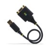 Picture of Startech.Com 1ft (30cm) Usb To Null Modem Serial Adapter Cable, Com Retention, Ftdi, Usb-A To DB9 RS232, Interchangeable DB9 Nuts/Screws, Windows/Macos/Linux - 1P1ffcn-Usb-Serial