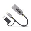 Picture of Startech.Com 2.5GbE Usb-C To Ethernet Adapter with Usb-A Converter, Nbase-T Nic, Usb 3.0 Type-C 2.5/1G Multi Speed Network, Thunderbolt Compatible, Windows & Mac - U2GA-USB-C-ETHERNET