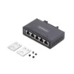 Picture of Startech.Com 5-Port Unmanaged Industrial Network Switch, 100/1000 Ethernet, Din Rail/Wall-Mountable, Rugged IP30 Gigabit Switch, -40F-167F, 9~60V Dc, Taa Compliant - I51G-ETHERNET-SWITCH