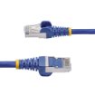Picture of Startech.Com 50cm Blue CAT8 Ethernet Cable, Snagless RJ45, 25G/40G, 2000MHz, 100W Poe++, S/Ftp, 26AWG Pure Bare Copper Wire, Lszh, Shielded Network Patch Cord W/Strain Reliefs, Fluke Channel Tested - NLBL-50C-CAT8-PATCH
