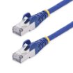 Picture of Startech.Com 1m Blue CAT8 Ethernet Cable, Snagless RJ45, 25G/40G, 2000MHz, 100W Poe++, S/Ftp, 26AWG Pure Bare Copper Wire, Lszh, Shielded Network Patch Cord W/Strain Reliefs, Fluke Channel Tested - NLBL-1M-CAT8-PATCH