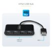 Picture of Startech.Com St4200mini2-Usb-Hub Interface Hub Usb 2.0 480 Mbit/S Black - St4200mini2-Usb-Hub