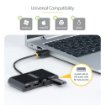 Picture of Startech.Com St4200mini2-Usb-Hub Interface Hub Usb 2.0 480 Mbit/S Black - St4200mini2-Usb-Hub