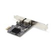 Picture of Startech.Com 2-Port Gigabit Pcie Network Adapter Card, 10/100/1000Mbps Pci Express Nic, Dual Realtek RTL8111H, Works with Windows and Linux, Taa Compliant - St1000spexd4t