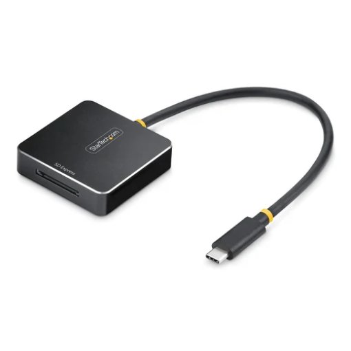 Picture of Startech.Com 1B-USB-C-SDE-ADAPTER Card Reader Usb 3.2 Gen 2 (3.1 Gen 2) Type-C Black - 1B-USB-C-SDE-ADAPTER