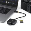 Picture of Startech.Com 1B-USB-C-SDE-ADAPTER Card Reader Usb 3.2 Gen 2 (3.1 Gen 2) Type-C Black - 1B-USB-C-SDE-ADAPTER