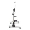 Picture of Startech.Com Rolling Tv Cart/Stand on Wheels for 60-100inch Flat Screens Up To 220lb (100kg), Height Adjustment Via Hand Crank, Mobile/Portable Trolley Mount - 1110C-MOBILE-TV-CART
