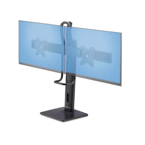 Picture of Startech.Com Crossbar Dual Monitor Desk Stand for Double 27-Inch Screens, Vesa Mount 75x75/100x100, Toolless Height Adjustment, Up To 13.2lb (6kg) Per Display - 2Mc1s-Monitor-Stand