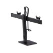 Picture of Startech.Com Crossbar Dual Monitor Desk Stand for Double 27-Inch Screens, Vesa Mount 75x75/100x100, Toolless Height Adjustment, Up To 13.2lb (6kg) Per Display - 2Mc1s-Monitor-Stand