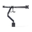 Picture of Startech.Com Crossbar Triple Monitor Desk Mount for Up To Three 27in Screens, Vesa 75x75/100x100, Tool-Less Arm Adjustments, C-Clamp/Grommet, Spring-Assisted Arm - 3M1a3sg-Monitor-Arm