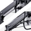 Picture of Startech.Com Crossbar Triple Monitor Desk Mount for Up To Three 27in Screens, Vesa 75x75/100x100, Tool-Less Arm Adjustments, C-Clamp/Grommet, Spring-Assisted Arm - 3M1a3sg-Monitor-Arm