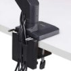 Picture of Startech.Com Crossbar Triple Monitor Desk Mount for Up To Three 27in Screens, Vesa 75x75/100x100, Tool-Less Arm Adjustments, C-Clamp/Grommet, Spring-Assisted Arm - 3M1a3sg-Monitor-Arm