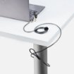 Picture of Startech.Com 3-In-1 Universal Laptop Lock 6.6ft (2m), Master Keyed Locking Cable, Computer Security, Compatible W/Noble Wedge®/Nano/K-Slot; Anti-Theft Cut-Resistant Cable - Univkmko-Laptop-Lock
