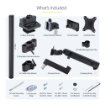 Picture of Startech.Com Triple Monitor Desk Mount for Up To Three 27in Screens, Vesa 75x75/100x100, Tool-Less Arm Adjustments, C-Clamp/Grommet Mount, Spring-Assisted Arms - 3Mp2ag-Monitor-Arm