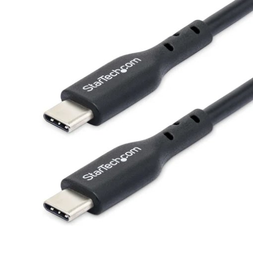 Picture of Startech.Com 3m (9.8ft) Usb-C Charging Cable, Usb C Cable, Usb 2.0 Type-C Laptop Charger Cord, 60W 3A Power Delivery, Tpe Jacket, Usb-C Data Transfer Cable, M/M - Usb2cc3mbke