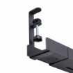Picture of Startech.Com Under Desk Cable Management Tray, Length Adjustable Cable Organizer, Clamp-On Installation, No Drilling Required, Power Bar Holder, Black - Calb-Desk-Cable-Tray