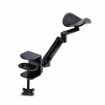 Picture of Startech.Com Adjustable Arm Rest for Office Desk, Ergonomic Arm/Elbow Support, 360-Degree Rotation, Clamp-On/No Drill Installation, Black - 1AHC-DESK-ARM-REST