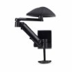 Picture of Startech.Com Adjustable Arm Rest for Office Desk, Ergonomic Arm/Elbow Support, 360-Degree Rotation, Clamp-On/No Drill Installation, Black - 1AHC-DESK-ARM-REST