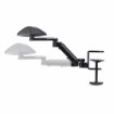 Picture of Startech.Com Adjustable Arm Rest for Office Desk, Ergonomic Arm/Elbow Support, 360-Degree Rotation, Clamp-On/No Drill Installation, Black - 1AHC-DESK-ARM-REST