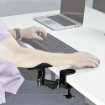 Picture of Startech.Com Adjustable Arm Rest for Office Desk, Ergonomic Arm/Elbow Support, 360-Degree Rotation, Clamp-On/No Drill Installation, Black - 1AHC-DESK-ARM-REST