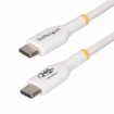 Picture of Startech.Com 4m White Usb-C Charging Cable, Usb-If Certified Usb C Cable, 240W Pd Epr, Usb 2.0 Type-C Laptop Charger Cord, Usb-C Data Transfer Cable, Tpe Jacket - Usb2epr4mw
