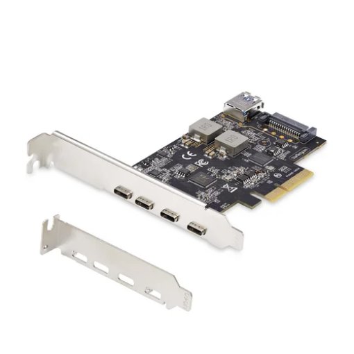 Picture of Startech.Com 5-Port Usb Pcie Card, Usb 3.2 10Gbps, Pci Express Card with 4x Usb-C Ports, 1x Usb-A Internal Port, Usb Pcie Controller Card, Windows/Macos/Linux - Ps4c3ia3-Usb-C-Card