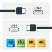 Picture of Startech.Com 1m (3.3ft) USB4 Cable, Usb-If Certified Usb-C Cable, 40Gbps, 240W Power Delivery Pd 3.1 Epr, 8K 60Hz, Usb Type-C Data Transfer Cable/Cord, Compatible W/Thunderbolt/Usb 3.2 Ports - 1M-40G-USB4-CABLE